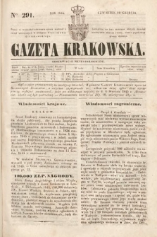 Gazeta Krakowska. 1844, nr 291
