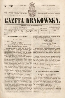 Gazeta Krakowska. 1844, nr 293