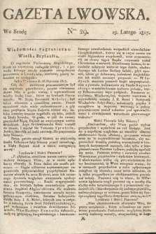 Gazeta Lwowska. 1817, nr 29