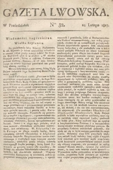 Gazeta Lwowska. 1817, nr 32