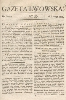 Gazeta Lwowska. 1817, nr 33