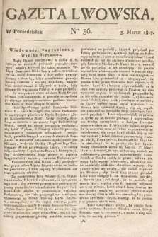 Gazeta Lwowska. 1817, nr 36