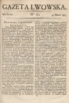 Gazeta Lwowska. 1817, nr 37