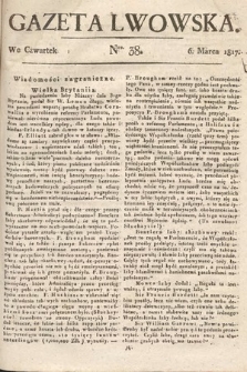 Gazeta Lwowska. 1817, nr 38