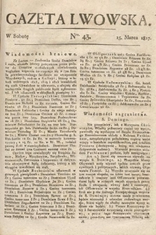 Gazeta Lwowska. 1817, nr 43