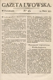 Gazeta Lwowska. 1817, nr 48