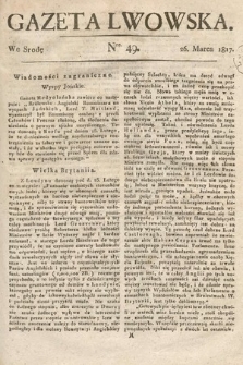 Gazeta Lwowska. 1817, nr 49