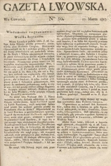 Gazeta Lwowska. 1817, nr 50