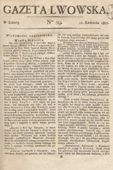 Gazeta Lwowska. 1817, nr 59