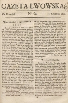 Gazeta Lwowska. 1817, nr 62