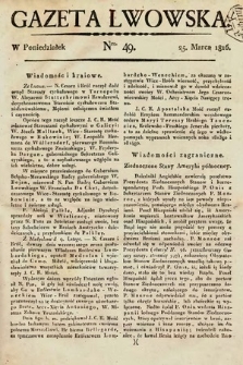 Gazeta Lwowska. 1816, nr 49
