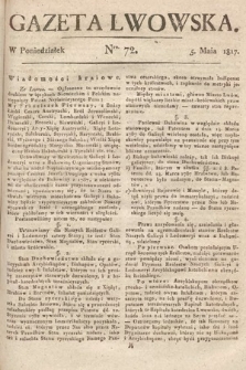 Gazeta Lwowska. 1817, nr 72