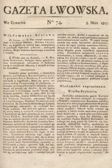 Gazeta Lwowska. 1817, nr 74