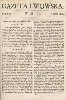 Gazeta Lwowska. 1817, nr 78/79