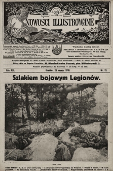 Nowości Illustrowane. 1916, nr 13