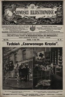 Nowości Illustrowane. 1916, nr 19