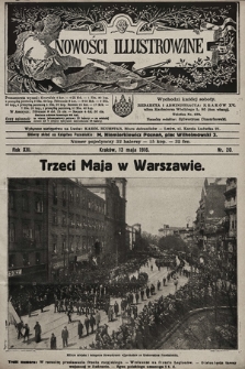 Nowości Illustrowane. 1916, nr 20