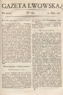 Gazeta Lwowska. 1817, nr 81