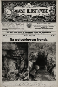 Nowości Illustrowane. 1916, nr 29