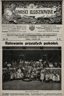 Nowości Illustrowane. 1916, nr 36