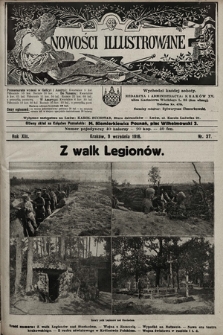Nowości Illustrowane. 1916, nr 37