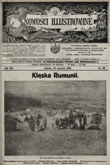 Nowości Illustrowane. 1916, nr 39