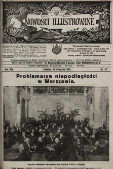 Nowości Illustrowane. 1916, nr 47