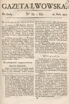 Gazeta Lwowska. 1817, nr 84/85