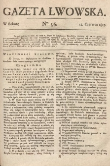 Gazeta Lwowska. 1817, nr 95