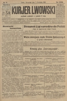 Kurjer Lwowski. 1921, nr 81