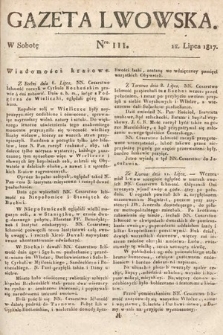 Gazeta Lwowska. 1817, nr 111