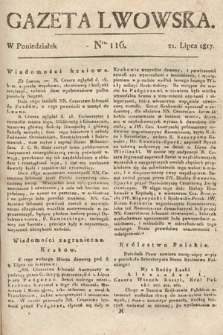 Gazeta Lwowska. 1817, nr 116