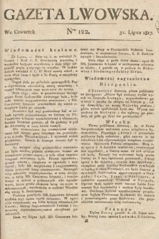Gazeta Lwowska. 1817, nr 122