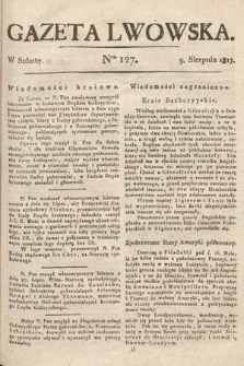 Gazeta Lwowska. 1817, nr 127
