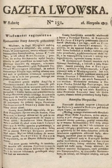 Gazeta Lwowska. 1817, nr 131