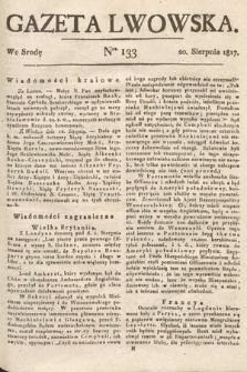 Gazeta Lwowska. 1817, nr 133