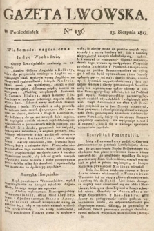 Gazeta Lwowska. 1817, nr 136