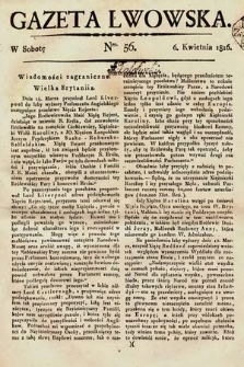 Gazeta Lwowska. 1816, nr 56