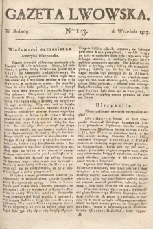 Gazeta Lwowska. 1817, nr 143