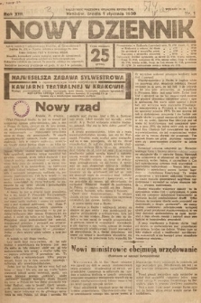 Nowy Dziennik. 1930, nr 1