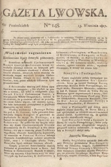 Gazeta Lwowska. 1817, nr 148