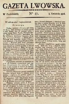 Gazeta Lwowska. 1816, nr 57