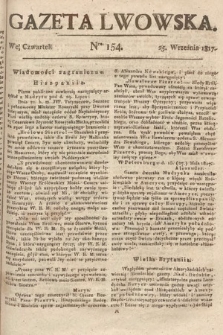 Gazeta Lwowska. 1817, nr 154
