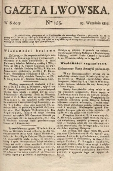 Gazeta Lwowska. 1817, nr 155