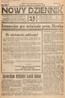 Nowy Dziennik. 1930, nr 88