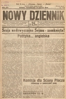 Nowy Dziennik. 1930, nr 162