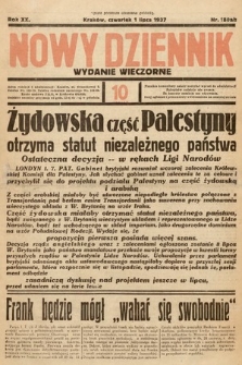 Nowy Dziennik (wydanie wieczorne). 1937, nr 180