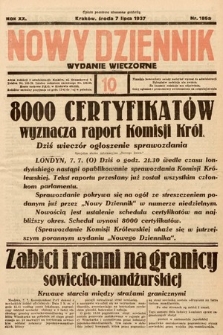 Nowy Dziennik (wydanie wieczorne). 1937, nr 186