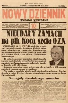 Nowy Dziennik (wydanie wieczorne). 1937, nr 198