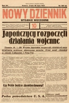 Nowy Dziennik (wydanie wieczorne). 1937, nr 207